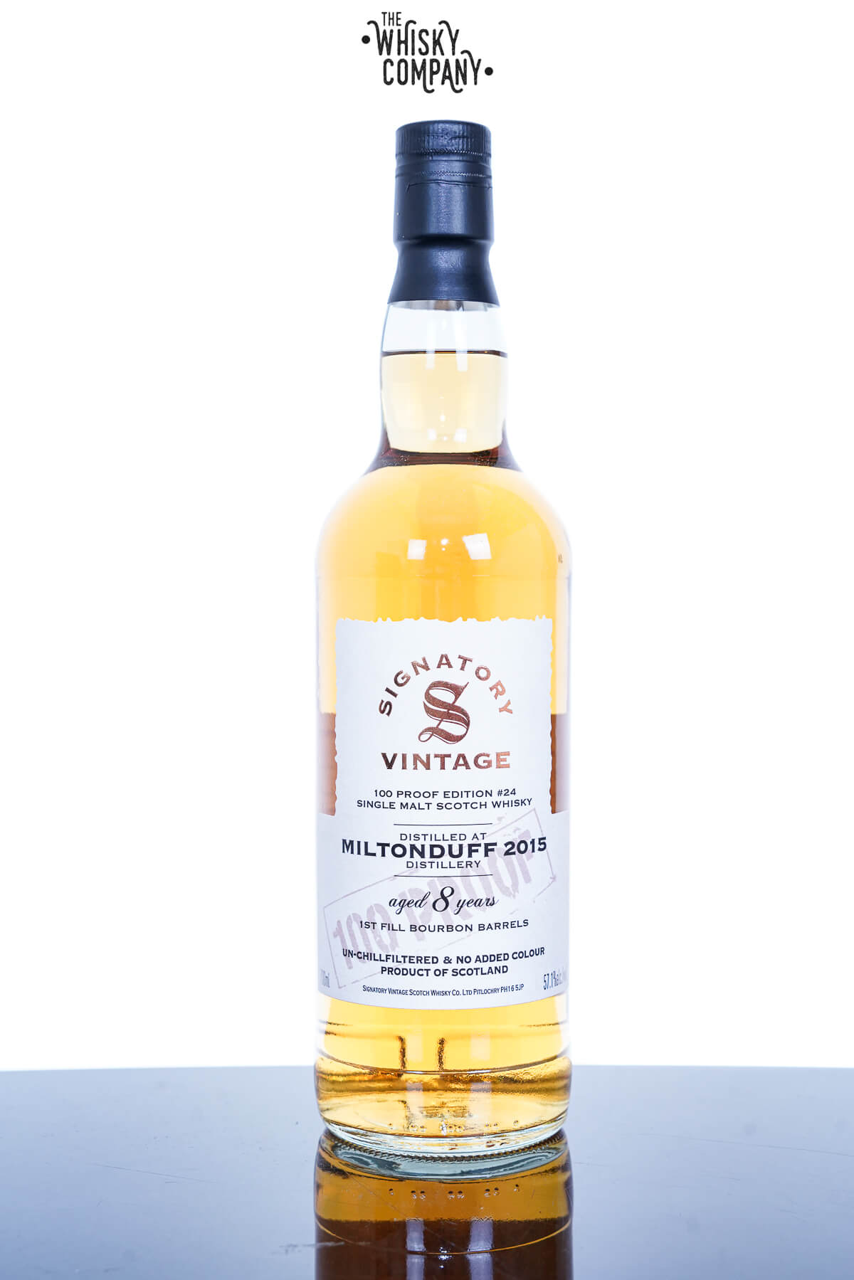 Miltonduff 2015 Aged 8 Years Single Malt Scotch Whisky – 100 Proof Collection By Signatory Vintage (700ml)