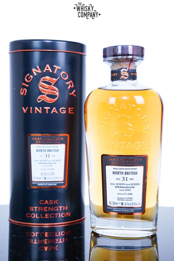 North British 1991 Aged 31 Years Single Grain Scotch Whisky - Cask Strength Collection By Signatory Vintage (700ml)