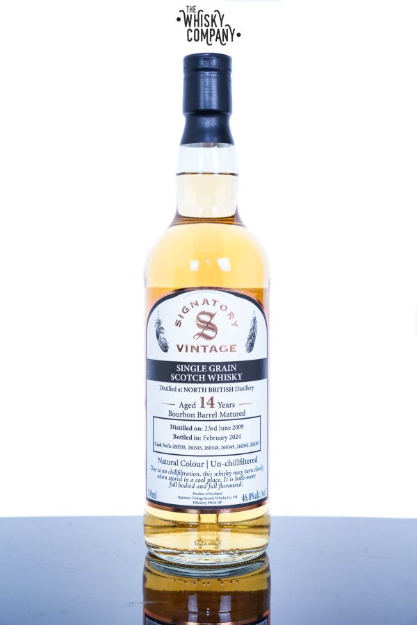 North British 2009 Aged 14 Years Single Grain Scotch Whisky - Signatory Vintage (700ml)