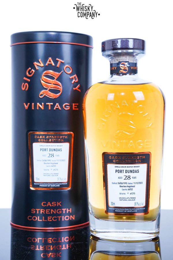 Port Dundas 1995 Aged 28 Years Single Grain Scotch Whisky - Cask Strength Collection By Signatory Vintage (700ml)