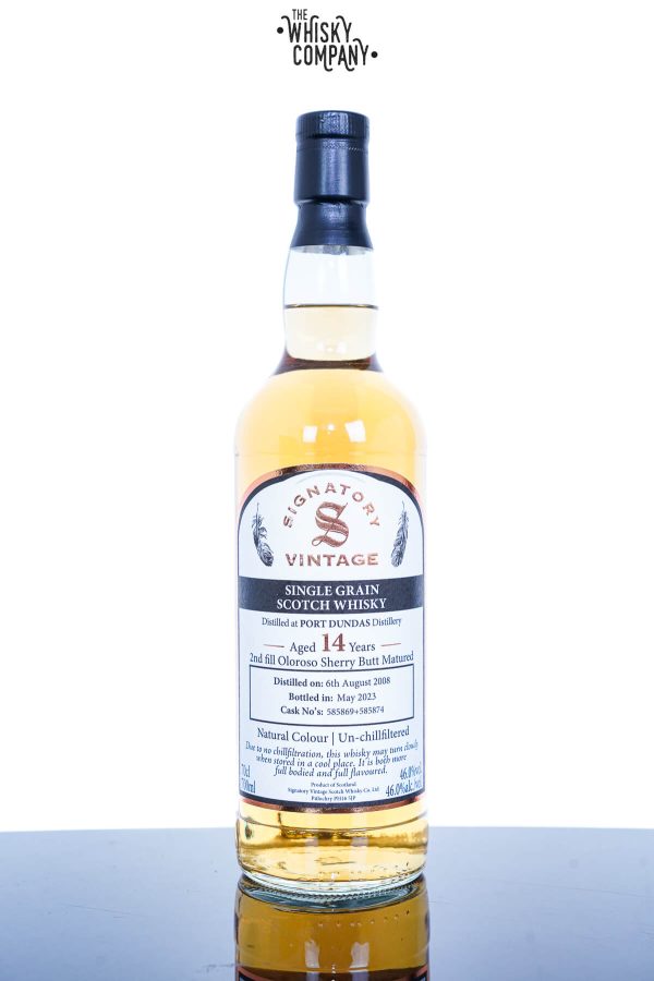Port Dundas 2008 Aged 14 Years Single Grain Scotch Whisky - Signatory Vintage (700ml)