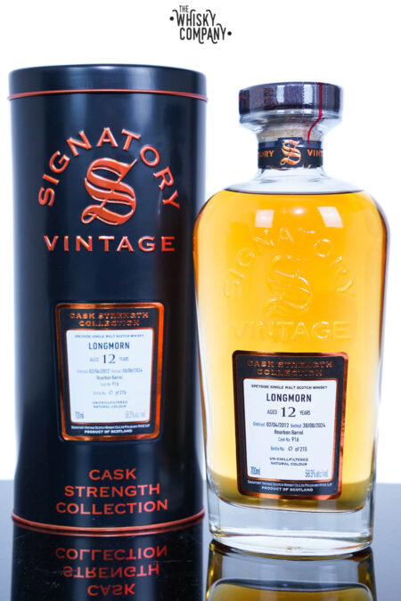 Longmorn 2012 Aged 12 Years Single Malt Scotch Whisky - Cask Strength Collection by Signatory Vintage (700ml)