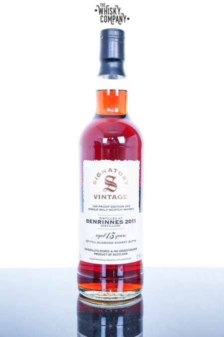 Benrinnes 2011 Aged 13 Years Single Malt Scotch Whisky -  The 100 Proof Collection #33 By Signatory Vintage (700ml)