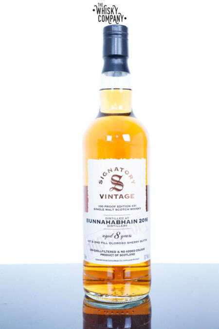 Bunnahabhain 2016 Aged 8 Years Single Malt Scotch Whisky - The 100 Proof Collection #31 By Signatory Vintage (700ml)