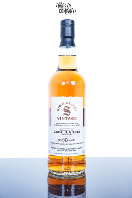 Caol Ila 2014 Aged 10 Years #28 Single Malt Scotch Whisky - 100 Proof Collection By Signatory Vintage (700ml)
