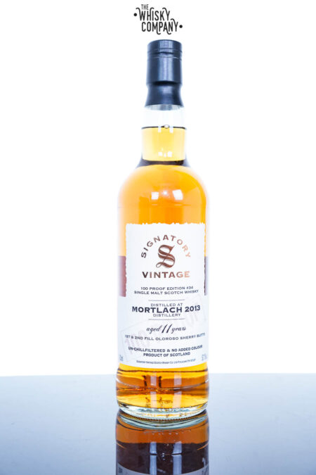 Mortlach 2013 Aged 11 Years Single Malt Scotch Whisky - The 100 Proof Collection #34 Signatory Vintage (700ml)
