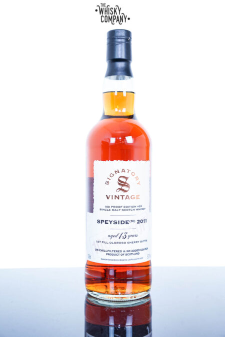 Speyside (M) 2011 Aged 13 Years Single Malt Scotch Whisky - 100 Proof Collection Signatory Vintage (700ml)