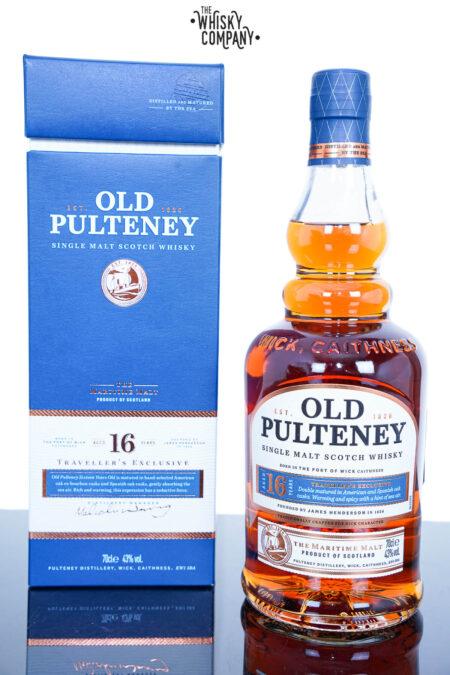 Old Pulteney Aged 16 Years Travel Exclusive Highland Single Malt Scotch Whisky (700ml)