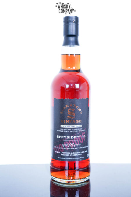 Speyside (GL) Aged 16 Years Single Malt Scotch Whisky - 100 Proof Exceptional Cask Edition #7 by Signatory Vintage (700ml)