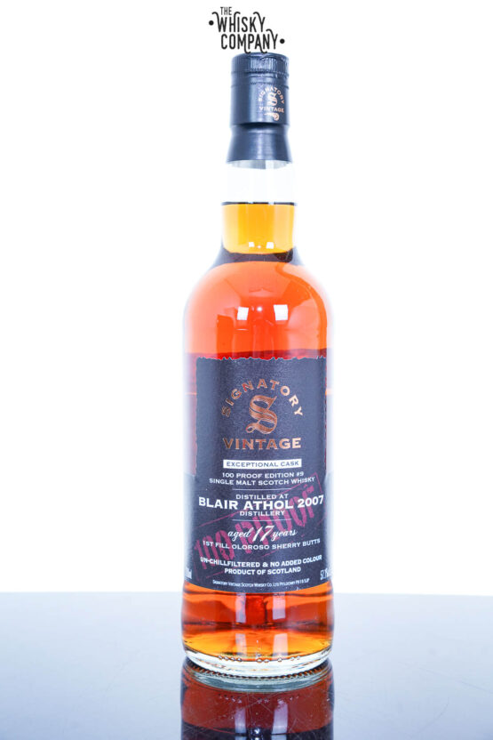 the_whisky_company_blair_athol_2007_aged_17_years_single_malt_scotch_whisky_100_proof_exceptional_cask_edition_#9_by_signatory_vintage