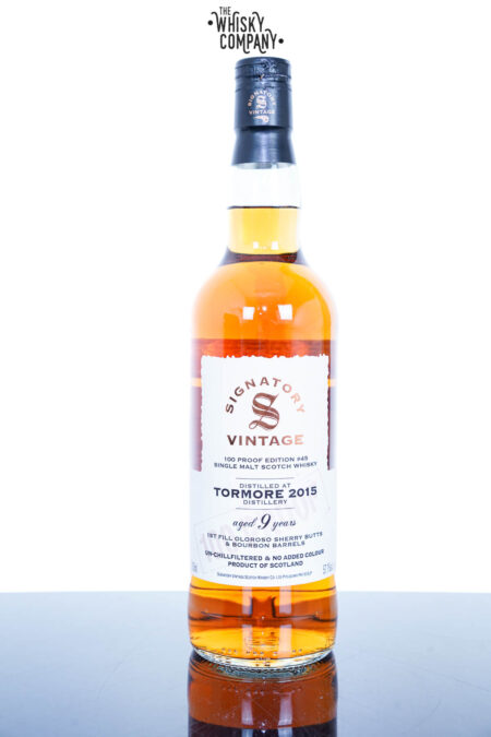 Tormore 2015 Aged 9 Years Single Malt Scotch Whisky – The100 Proof Edition #45 By Signatory Vintage (700ml)
