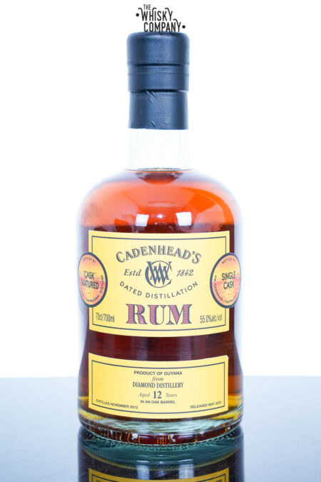 Cadenhead's Aged 12 Years Diamond Distillery Guyana Rum (700ml)