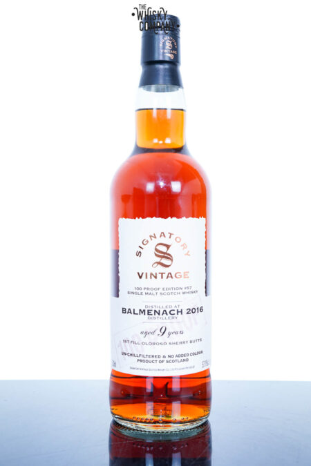 Balmenach 2016 Aged 9 Years Single Malt Scotch Whisky - 100 Proof Edition #57 By Signatory Vintage (700ml)